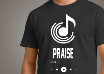 Praise the Lord #1: Thick Silicone Flex Design on 100% Cotton