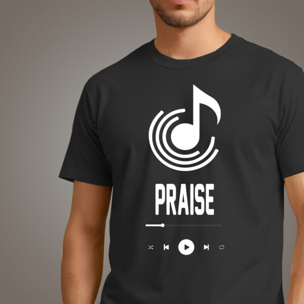 Praise the Lord #1: Thick Silicone Flex Design on 100% Cotton